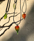 Glass Leaf Pendant